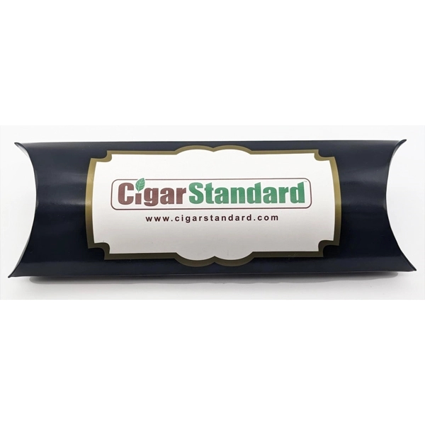 Black-Gold Stock Print color option for Cigar Pillow Tuck Box   Small