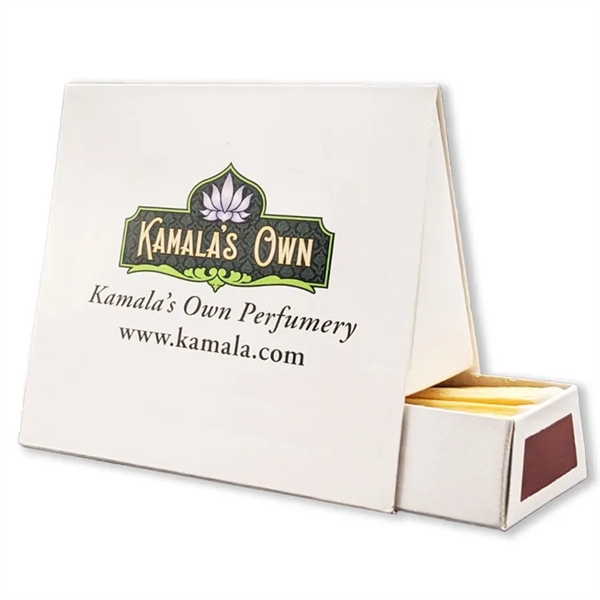 White color option for Low Quantity / Fast Turn, Large 4" Tent Matchbox   40 Count