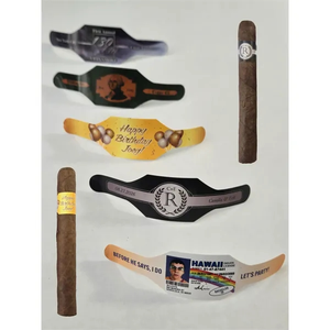 Photo of 3.25" Digital Print Cigar Bands   Stock Shape