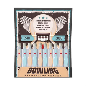 Photo of 10 Stem Novelty Book Match W/Printed Stems
