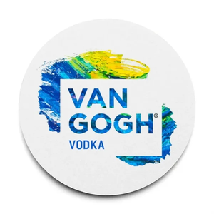 Photo of 60 Pt. Pulpboard Coaster, 3.5" Round, Digital
