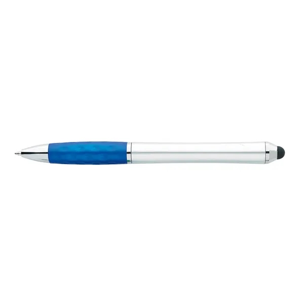 Blue/Black Ink color option for Tev Silver Stylus Pen