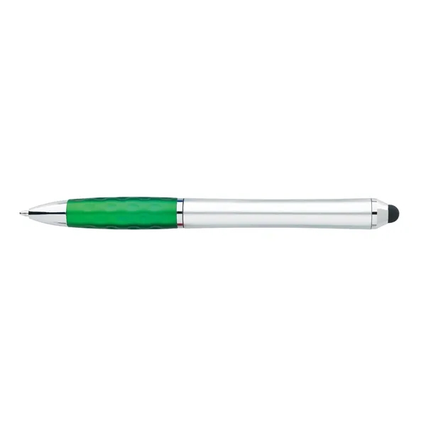 Green/ Black Ink color option for Tev Silver Stylus Pen