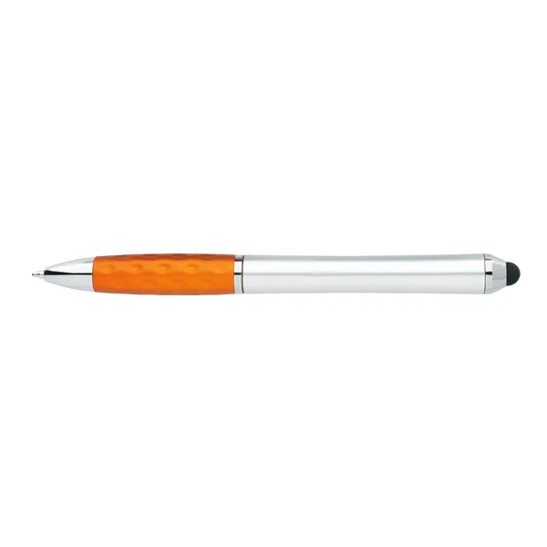 Orange/Black Ink color option for Tev Silver Stylus Pen