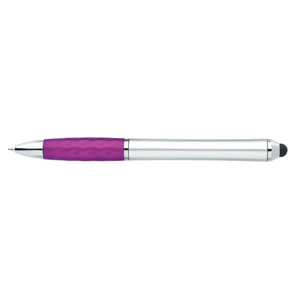 Purple/ Black Ink color option for Tev Silver Stylus Pen