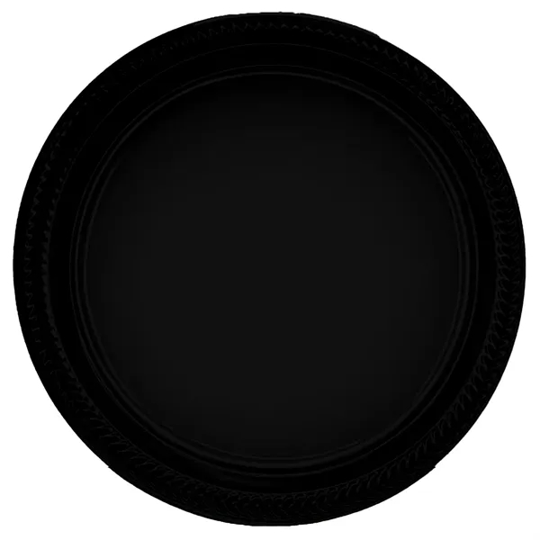 Black color option for 7" Colorware Plastic Plate