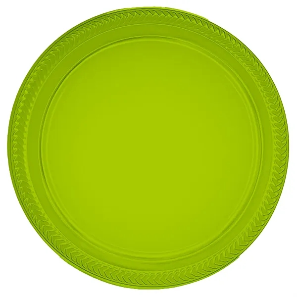 Lime Green color option for 7" Colorware Plastic Plate