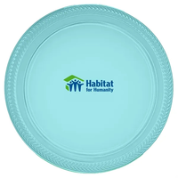 9" Colorware Plastic Plate
