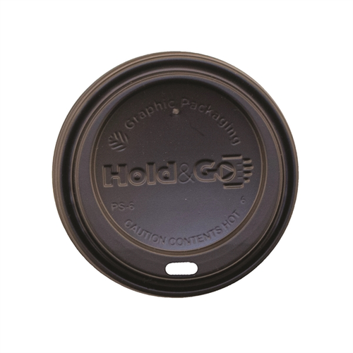 Main photo of 8 Oz. Insulated Paper Cup Lid, Black