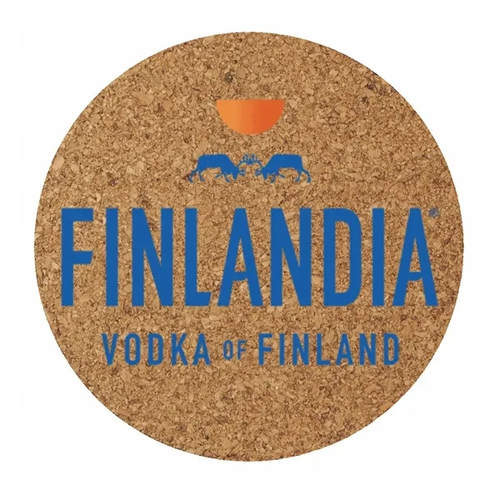Main photo of Cork Coaster, 3.5" Round, Digital