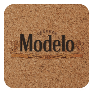Photo of Cork Brown Coaster, 4" Square, Digital