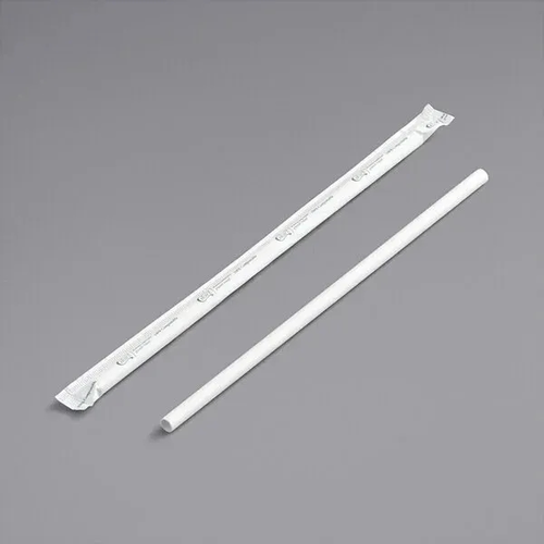 Main photo of 7.75" White Paper Straw