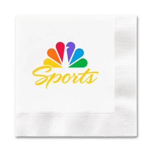 Photo of 3 Ply White Dinner Napkin 1/4 Fold, Digital