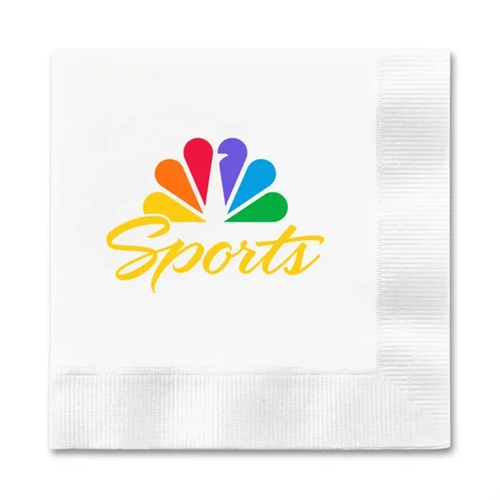 Main photo of 3 Ply White Dinner Napkin 1/4 Fold, Digital