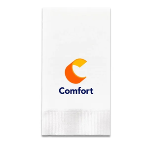 Photo of 3 Ply White Dinner Napkin   1/8 Fold, Digital