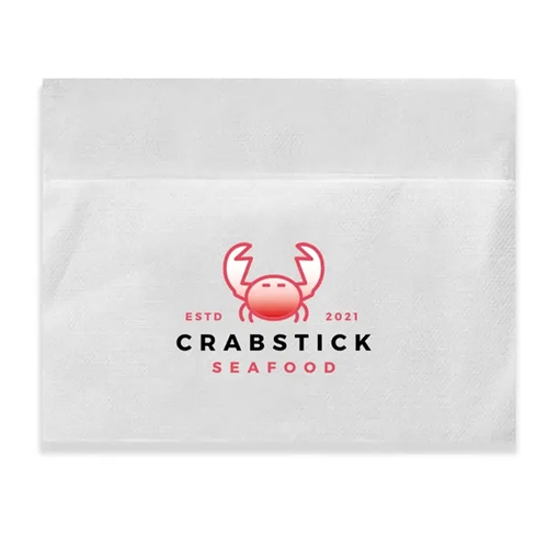 Main photo of 1 Ply White Dispenser Napkin, Digital