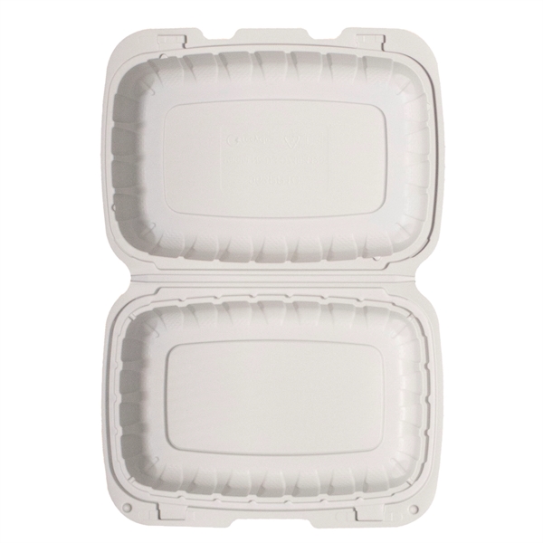 White color option for Eco Friendly Takeout Container (6"X9")