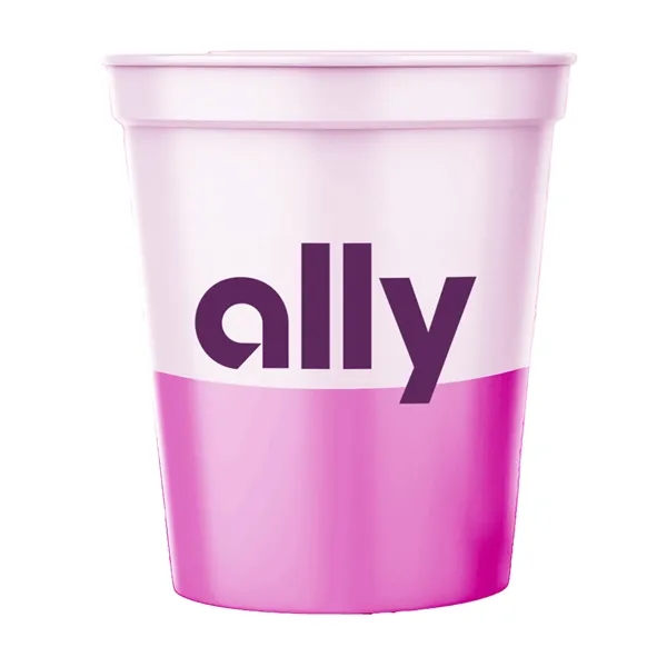 Magenta Pink color option for 16 Oz. Color Changing Stadium Cup   High Line