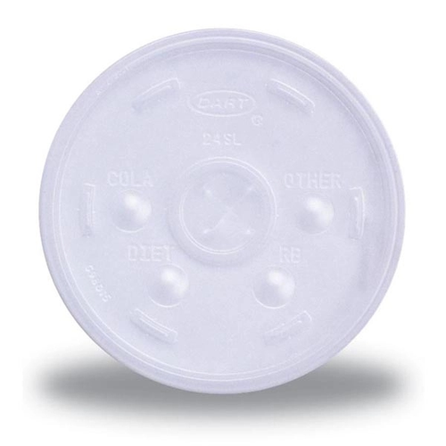 Main photo of 8 Oz. Foam Cup Straw Slotted Lid