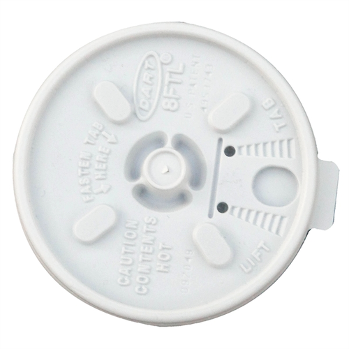 Main photo of 8 Oz. Foam Cup Tear Tab Lid