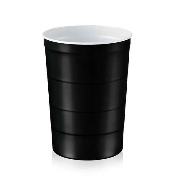 Black color option for 16 Oz. Digital Steel Party Cup