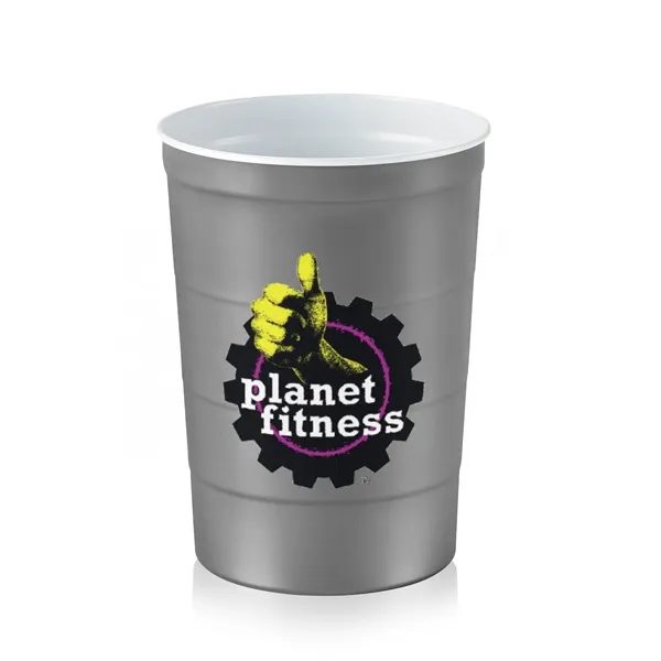 Gray color option for 16 Oz. Digital Steel Party Cup
