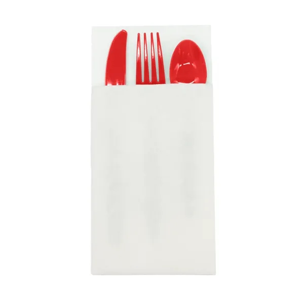 Red color option for Pocket Napkin Set