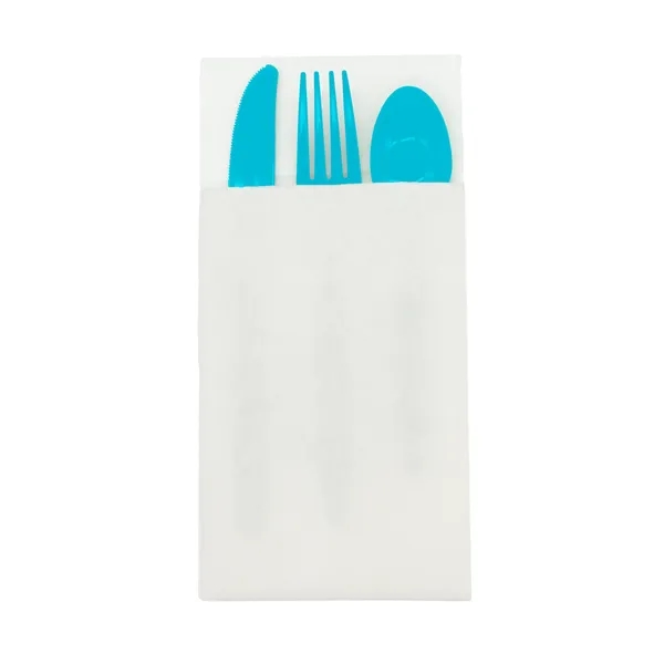 Tuquoise Blue color option for Pocket Napkin Set