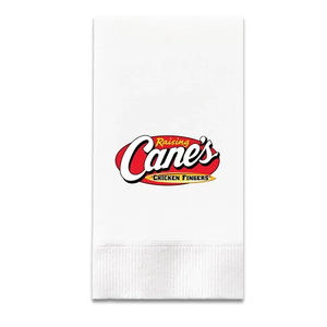 Photo of 3 Ply White Dinner Napkin   1/8 Fold, Digital, Fsc Certified