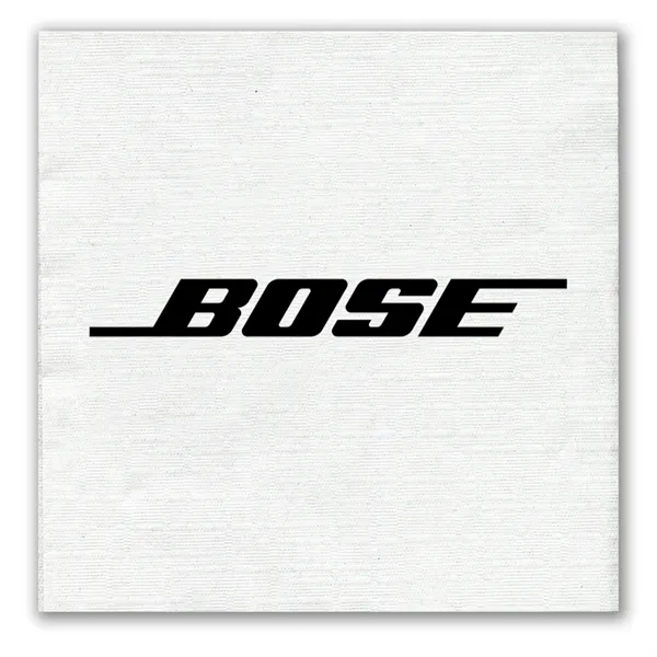 White color option for Foil Stamped 1 Ply White Beverage Napkin, Linen Emboss, Fsc