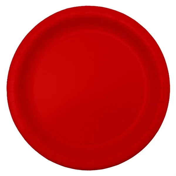 Classic Red color option for 9" Colorware Paper Plate