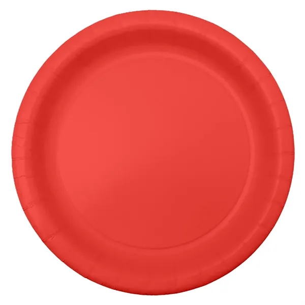 Coral Orange color option for 9" Colorware Paper Plate