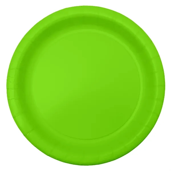 Fresh Lime Green color option for 9" Colorware Paper Plate