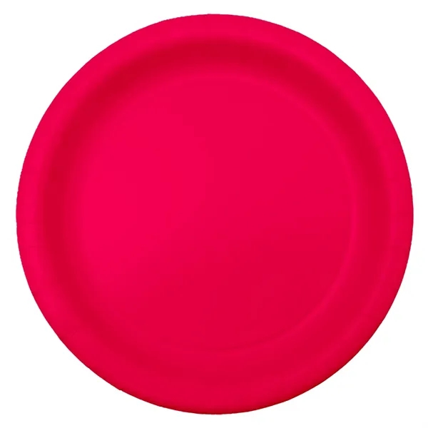 Hot Magenta Pink color option for 9" Colorware Paper Plate