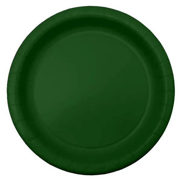 Hunter Green color option for 9" Colorware Paper Plate