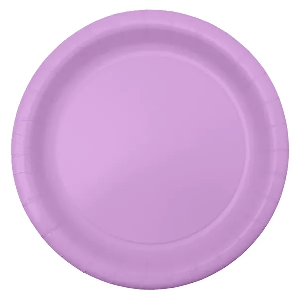 Luscious Lavender Purple color option for 9" Colorware Paper Plate