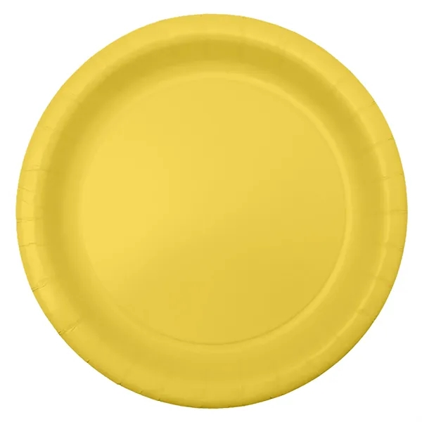 Mimosa Yellow color option for 9" Colorware Paper Plate