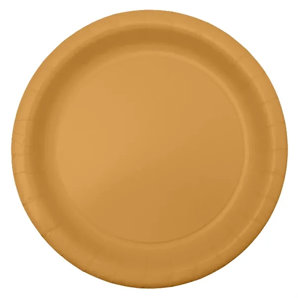 Old Gold color option for 9" Colorware Paper Plate