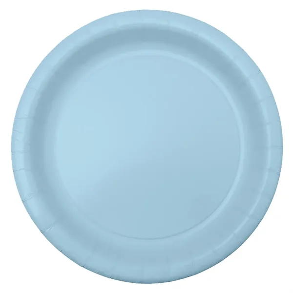 Pastel Blue color option for 9" Colorware Paper Plate