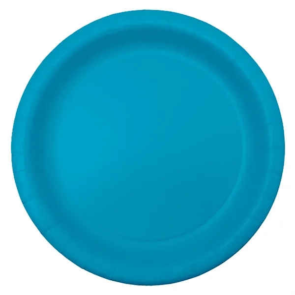 Turquoise Blue color option for 9" Colorware Paper Plate