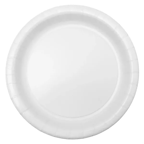 White color option for 9" Colorware Paper Plate