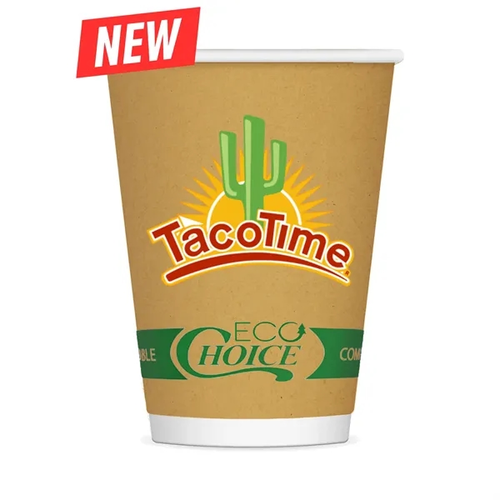 Main photo of 12 Oz. Insulated Kraft Paper Cup, Digital