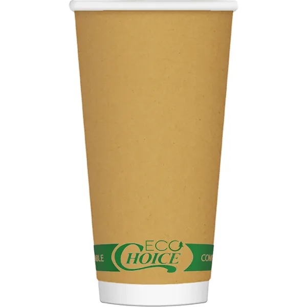 Kraft Brown color option for 20 Oz. Insulated Kraft Paper Cup, Digital