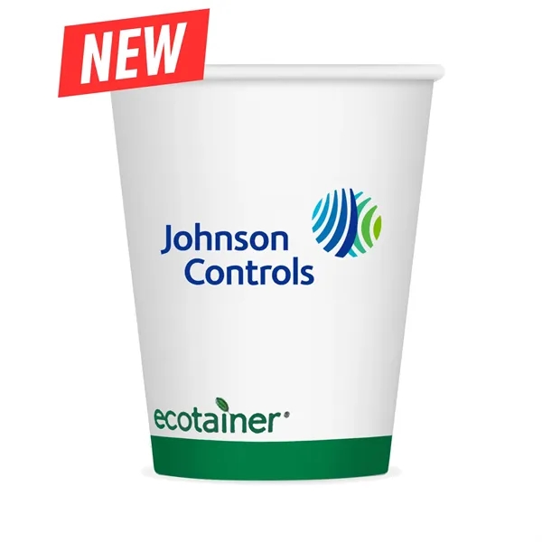 White color option for 10 Oz. Eco Friendly Paper Cup, Digital