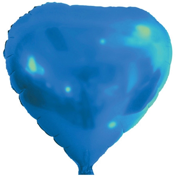 Blue color option for 17" Shaped Foil Balloon Heart