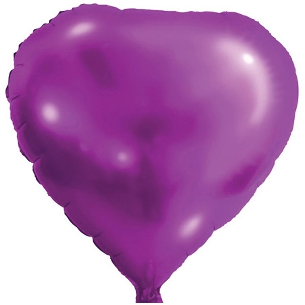 Purple color option for 17" Shaped Foil Balloon Heart