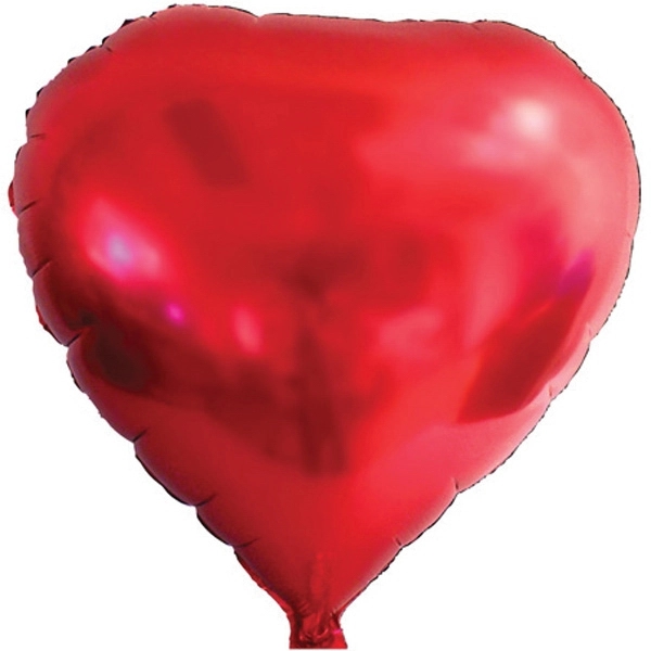 Red color option for 17" Shaped Foil Balloon Heart
