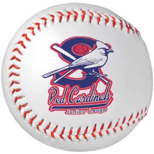 White color option for Synthetic Leather Rubber Core Baseball