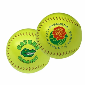 Photo of Optic Yellow Synthetic Leather Softball