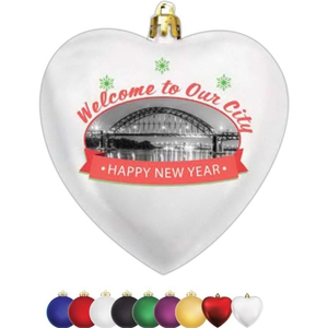Photo of Heart Shatterproof Ornament